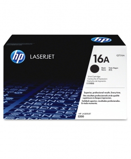 HP 16A Black Original LaserJet Toner Cartridge (Q7516A)